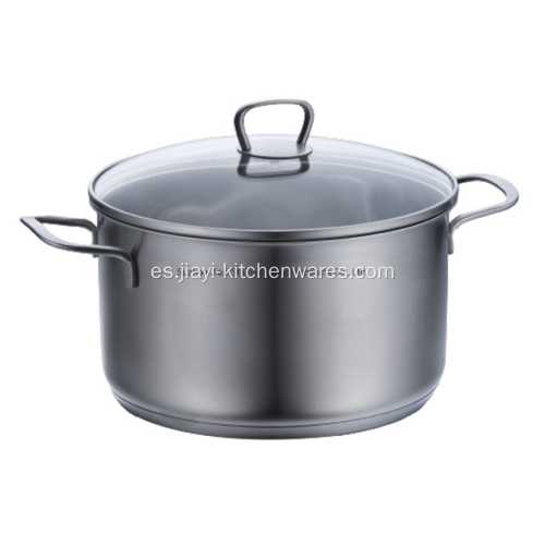 Juegos de utensilios de cocina antiadherentes de olla de cocina de acero inoxidable